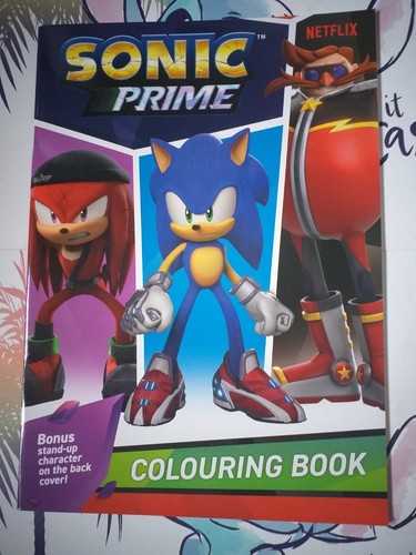 Sonic prime colouring - colouring, book