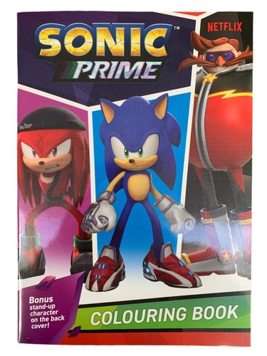 Libro colorare sonic prime - colorare,
