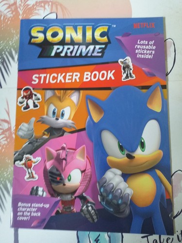Sonic prime sticker book - sonic,