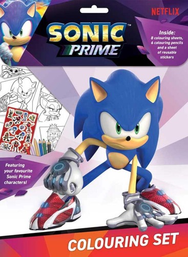 Sonic prime colouring set - prime,