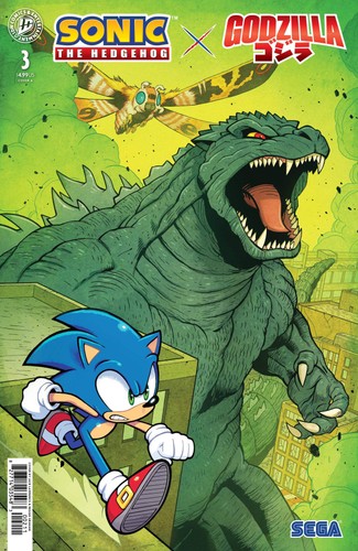 Sonic the hedgehog godzilla - the, x